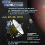 Pluto on the Eve of Exploration by New Horizons meeting, July 2013