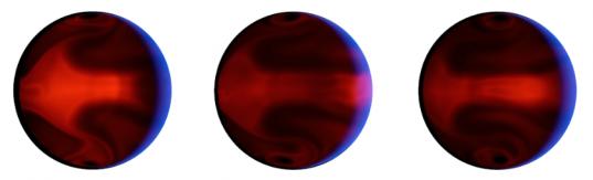 Hydrodynamical simulations of shock-wave storms on HD80606b