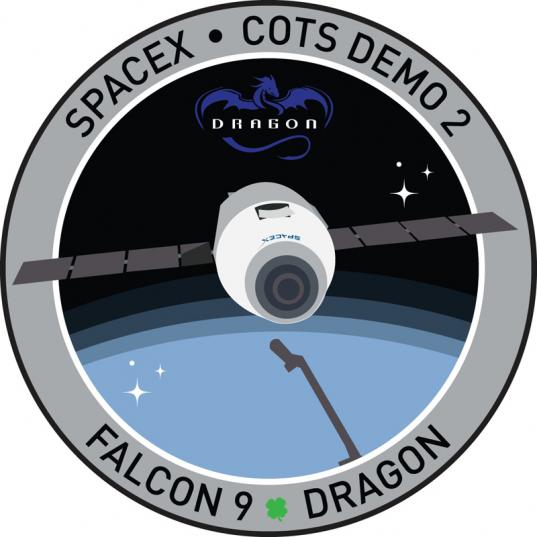 SpaceX COTS2 mission patch