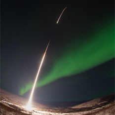 Rocking into the aurora