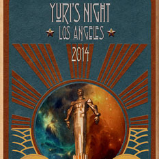 Yuri's Night L.A. 2014 poster