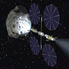 Ad Astra asteroid deflection rocket