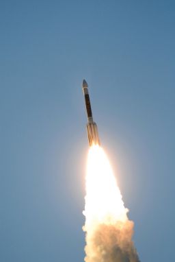 Dawn lifts off