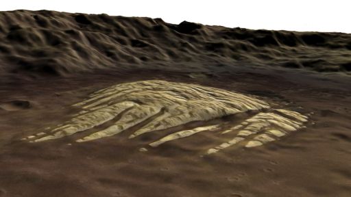 White Rock from Mars Express: 3D flyover