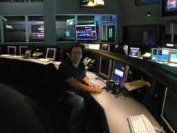 Ted Stryk in the Spaceflight Operations Facility at JPL
