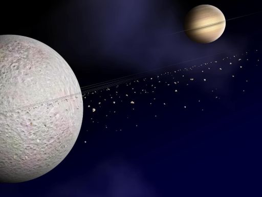 A putative ring at Rhea