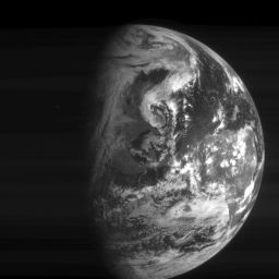 Rosetta Navigational Camera view of Earth, November 13, 2009