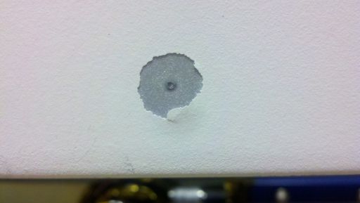 Micrometeorite impact on WFPC2