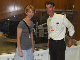 Emily and Bill with Hubble's WFPC2