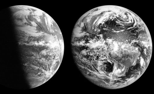 GOES geostationary weather satellite views of Earth, 15:00 May 2