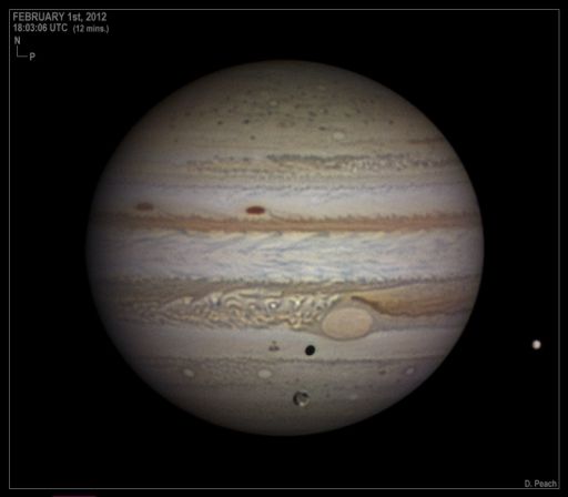 Jupiter on February 1, 2012