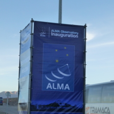 ALMA Inauguration Banner