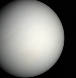 Venus in natural color from MESSENGER