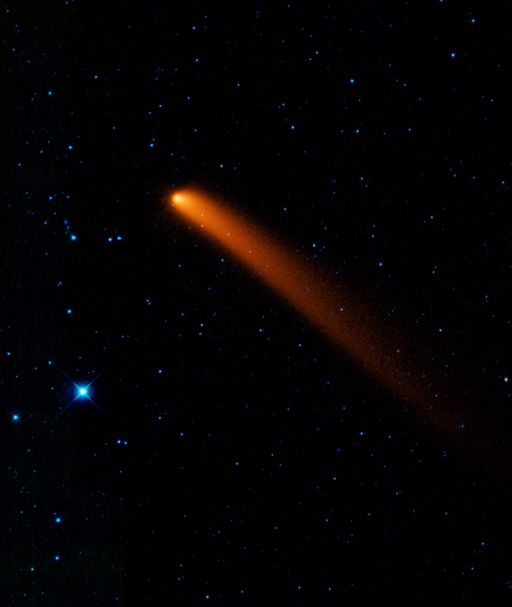 Comet Siding Spring in infrared