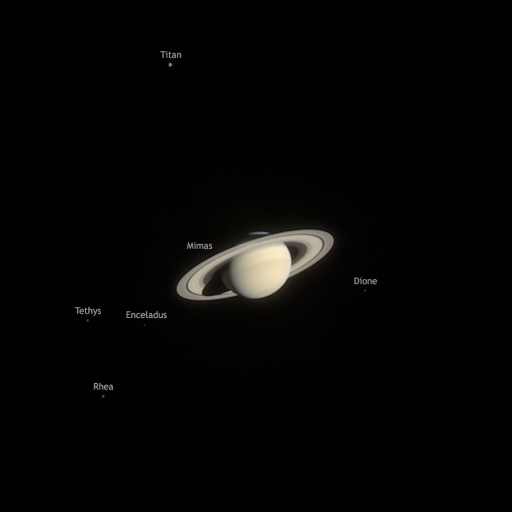 Saturn family portrait