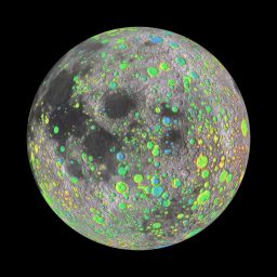 Catalog of large craters on the Moon