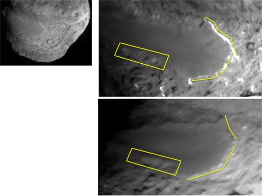 Surface changes on Tempel 1