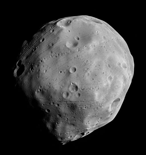 The anti-Mars face of Phobos