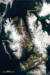 Satellite Image of Svalbard