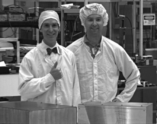 Bill Nye and Jim Bell