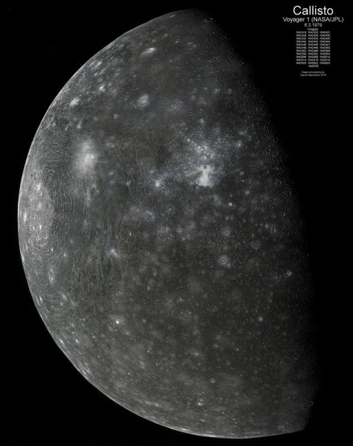 Callisto from Voyager 1