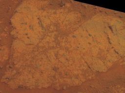 Chester Lake in natural Martian color