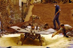Mars Exploration Rover testing at JPL