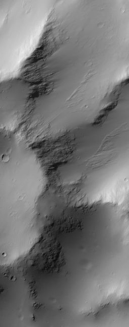 Flank of a domical feature near Zephyria Tholus