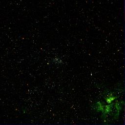 NGC 3532 and 3372 from Dawn's Framing Camera