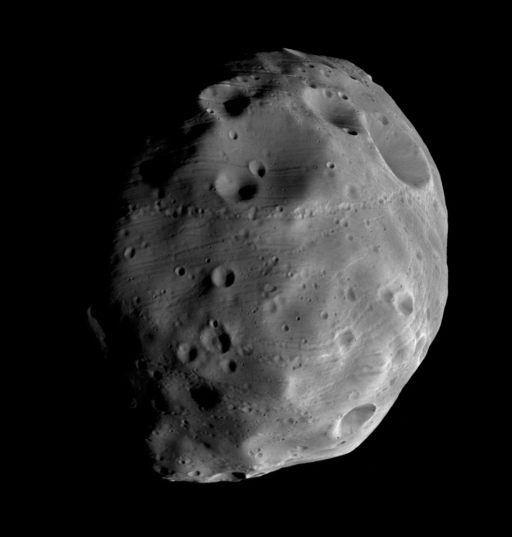 Phobos: Anti-Mars hemisphere