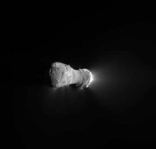 Deep Impact high-resolution view of Hartley 2