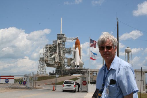 The Author with Endeavour