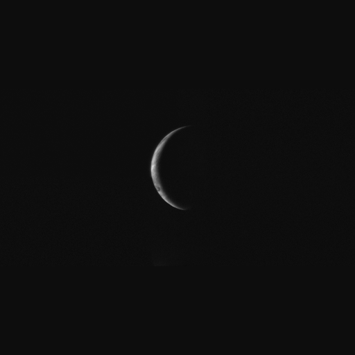 Earth as seen from Akatsuki's IR1 camera