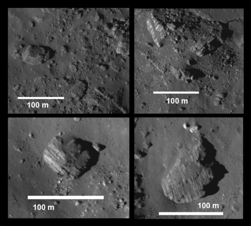 Layered blocks in Aristarchus