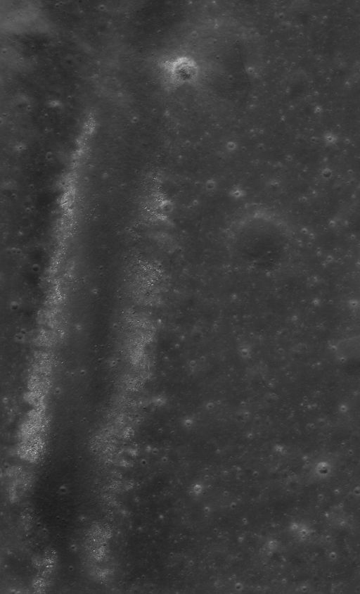 Lunokhod 2's tracks