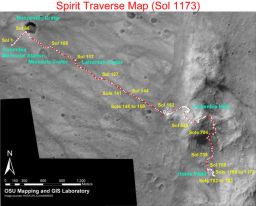 Spirit traverse map