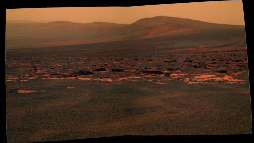 Western Endeavour rim, sol 2678