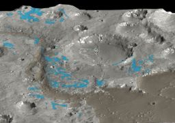 OMEGA discovers water-rich minerals in Marwth Vallis