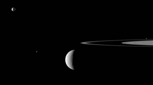 Four moons and a ring