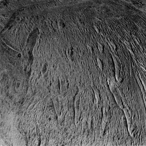 View over Enceladus' south