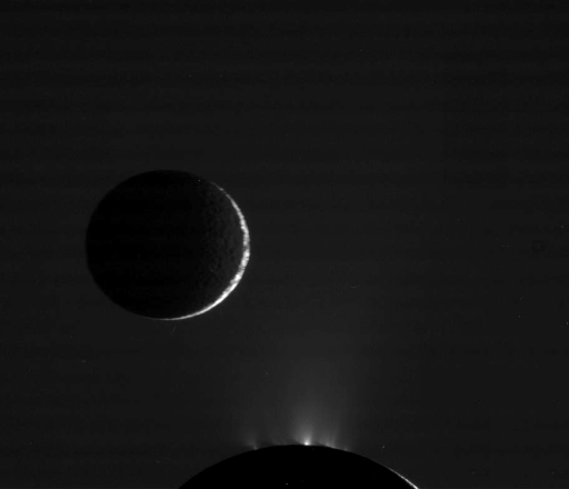 Enceladus and Mimas