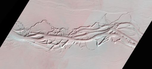 3D Anaglyph: Olympica Fossae