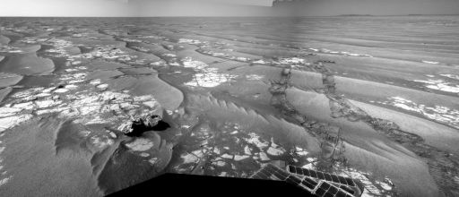 Opportunity Navcam panorama, sol 2368 (September 21, 2010)