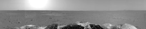 Spirit's landing site