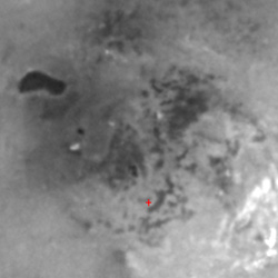 A candidate lake on Titan?