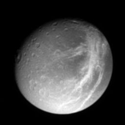 Saturn's moon Dione