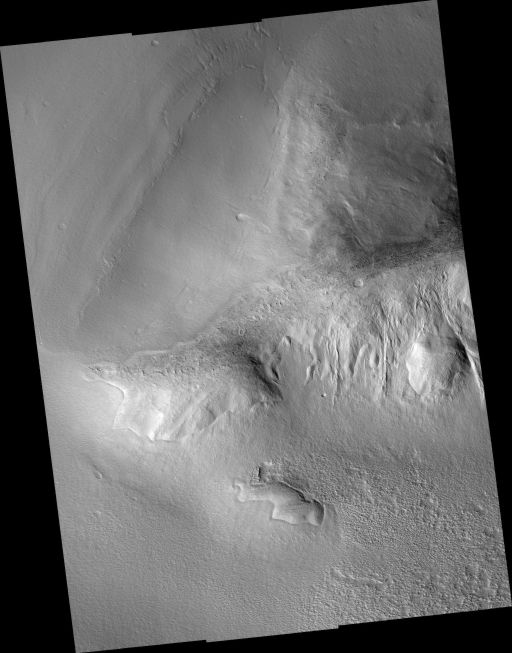 Lobate Debris Apron on Mars