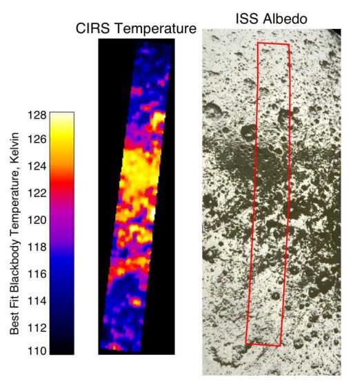 Warm spots on Iapetus