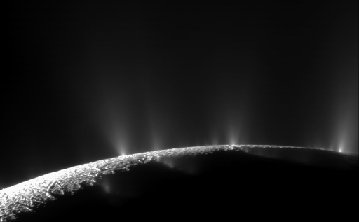 Enceladan south polar vents and plumes