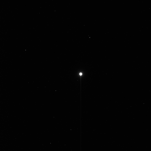 Dawn's first view of Vesta